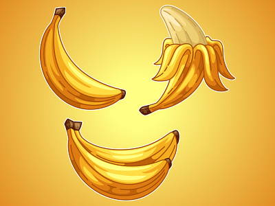 banana fruit illustration