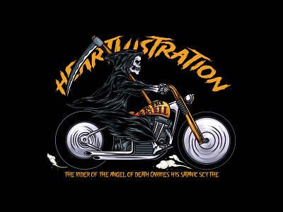 reaper rider of the night illustration speed