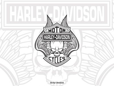 Harley Davidson Pin Icon art artwork branding classic design harley davidson icon illustration logo logo design motorbike motorcycle art motorcycle club tshirt art vector