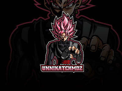 Goku Burakku esport logo brandidentity branding esport esport logo esportlogo esports logo game gamer identity illustration logo logotype mascot character mascotlogo sport vector xbox