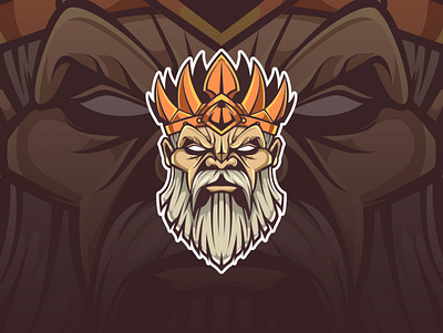 king artwork branding esport esportlogo icon identity illustration king king logo kingdom mascot mascot character mascot design mascot logo mascot logo design mascotlogo