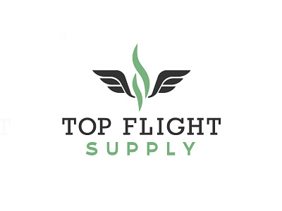 Topflight Logo cannabis delivery logo