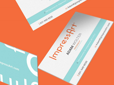 ImpressArt Business Card Design art direction business card design designer graphic design print materials