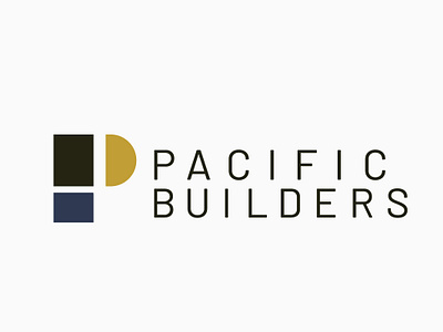Pacific Builders Logo Concept