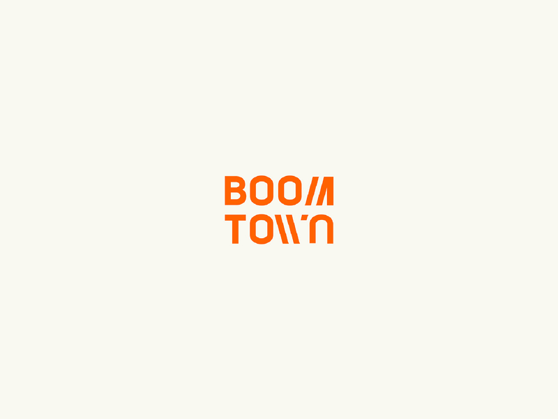 BoomTown - Branding brand identity branding design logo logo design logodesign logotype logotype design stationery typeface typogaphy typography