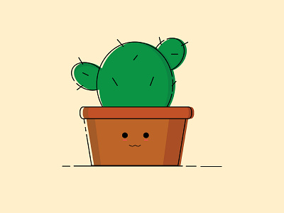 Modern Cactus Icon