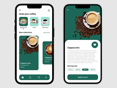 Coffee Shop UI Design