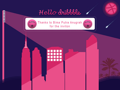 Hello Dribbble photoshop