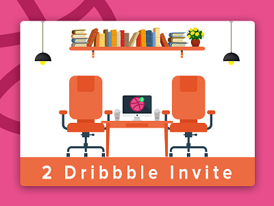 Invite Dribbble photoshop