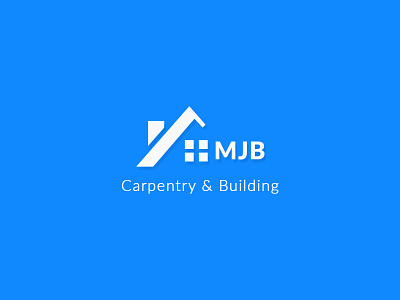MJB Carpentry & Building | Logo Design brand design branding company flat design graphic design layout logo design real estate vector