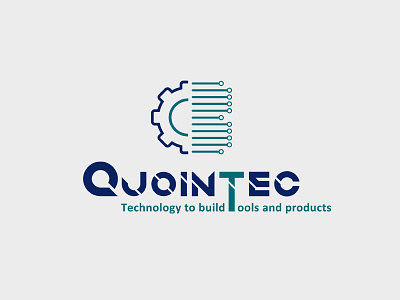 Quointec company design designer graphicdesign icon illustration job logodesigner minimalist modern quointec technology text tools vector web