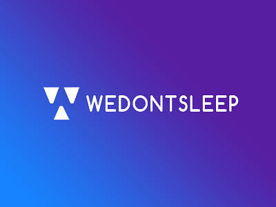 WeDontSleep Logo colorful company design desktop graphicdesign icon illustration logo logodesign minimalist mobile vector web