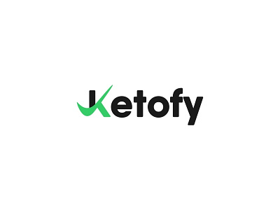 Ketofy Logo | Healthy Food Restaurant cake design desktop flat food graphicdesign healty icon logo logodesign minimalist natural restaurant simplelogo text vector weblogo