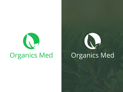 Organics Med | Logo Design branding company design graphic design logo logo design medical natural vector