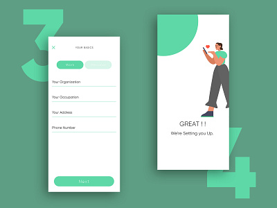 User Information-Concept UI~Part 2 dailyui dribbble firstshot illustration sastra