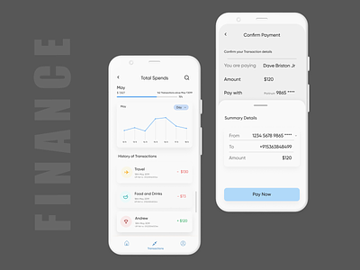 Finance  App-Transaction Ui
