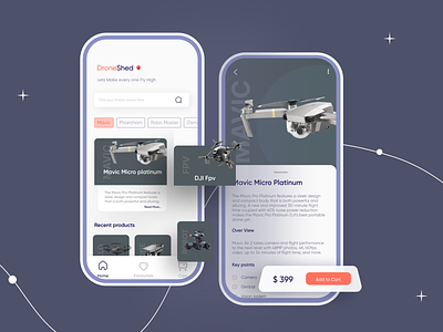Drone Shop UI app ui dji drone dribbble drone lightmode minimal design mobile design ui design