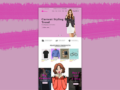 E-commerce Landing Page/Web Design