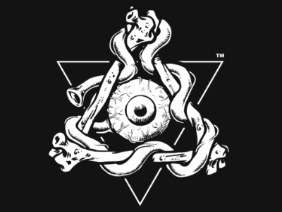 Inks for a band logo band bones design drawing graphic illustration logo music punk rock skateboard vector