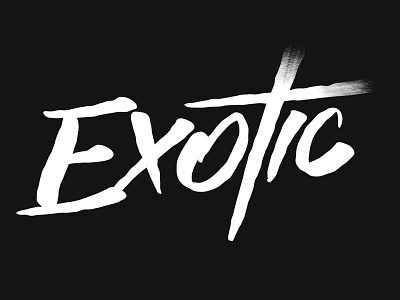 Exotic 80s band design graphic illustration logo music punk retro rock skateboard vector