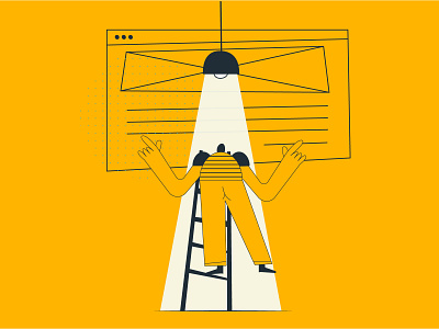 man fixed-site illustration