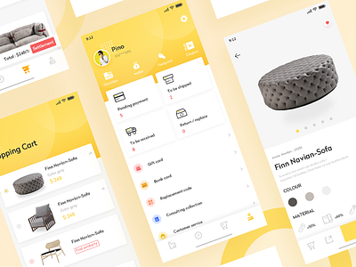 Furniture app app interface 练习