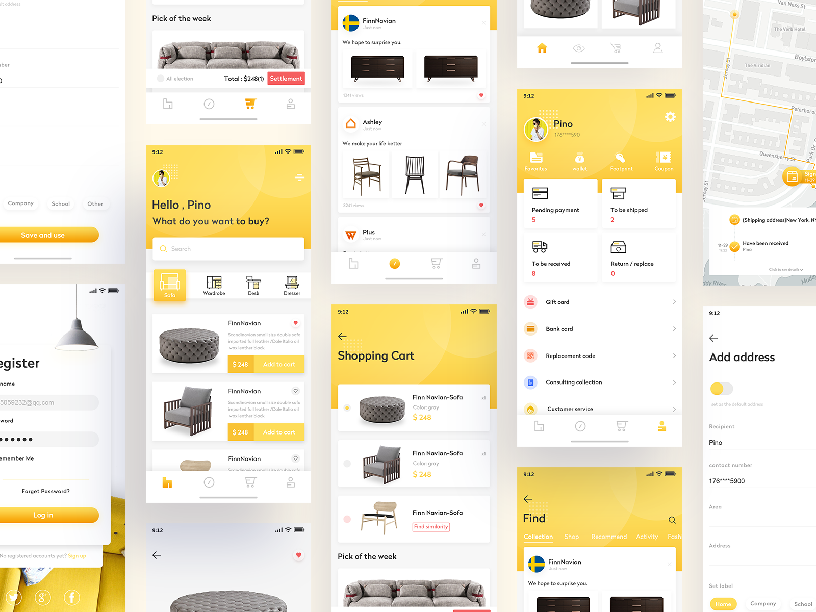 Furniture App By F For BestDream On Dribbble     4    10      2 4x 