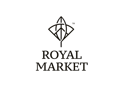 Royal market logo logo icon
