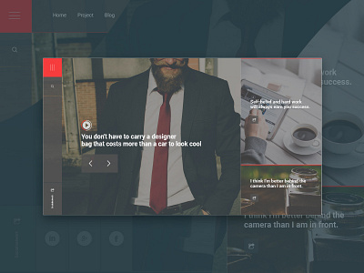 Creative Web Slider clean design ecomerce homepage interface landing minimal theme ui ux webpage website