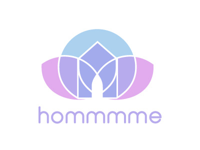 hommmme illustration logo vector yoga