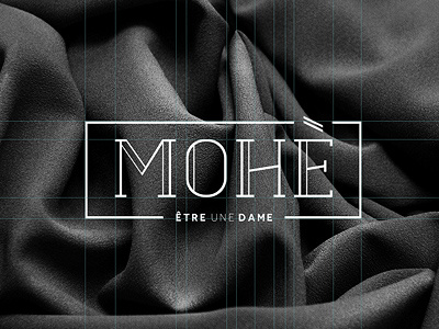MOHé border corporate design fashion identity logo logotype mohé poland vintage zalot