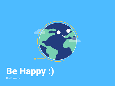 Be happy design devices graphic illustration mobile ofertia