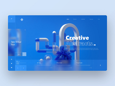 Portfolio Design - Arch minimal typography ui user experience user interface design userinterface ux web webdesign website design