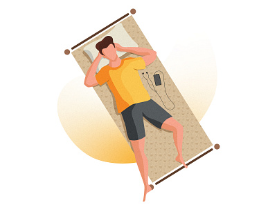 Illustration - sleep flat illustration graphicdesign illustration vector