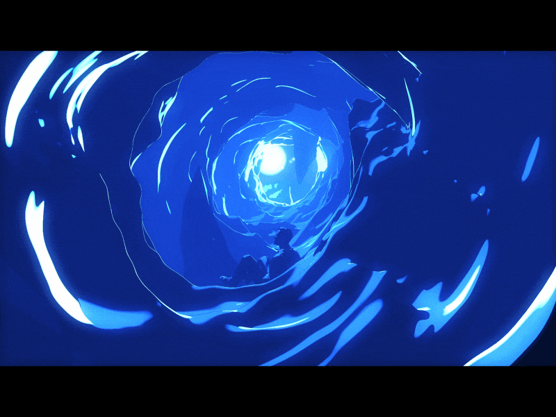 glow c4d 动态效果 蓝色