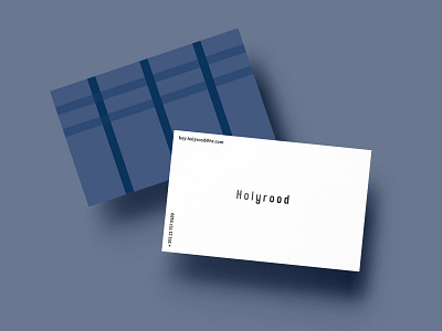 Visit card holyrood branding illustrator logo minimal