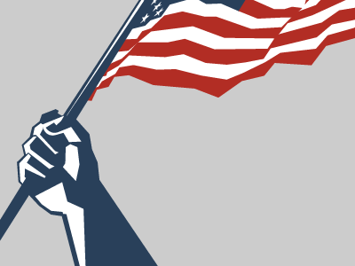 Flag american flag illustrator patriotic