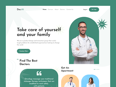 Healthcare Web UI Design