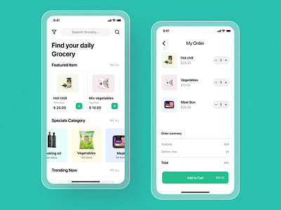 Grocery App Ui Design