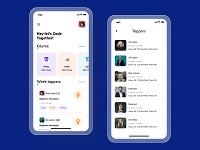 Course App UI Design