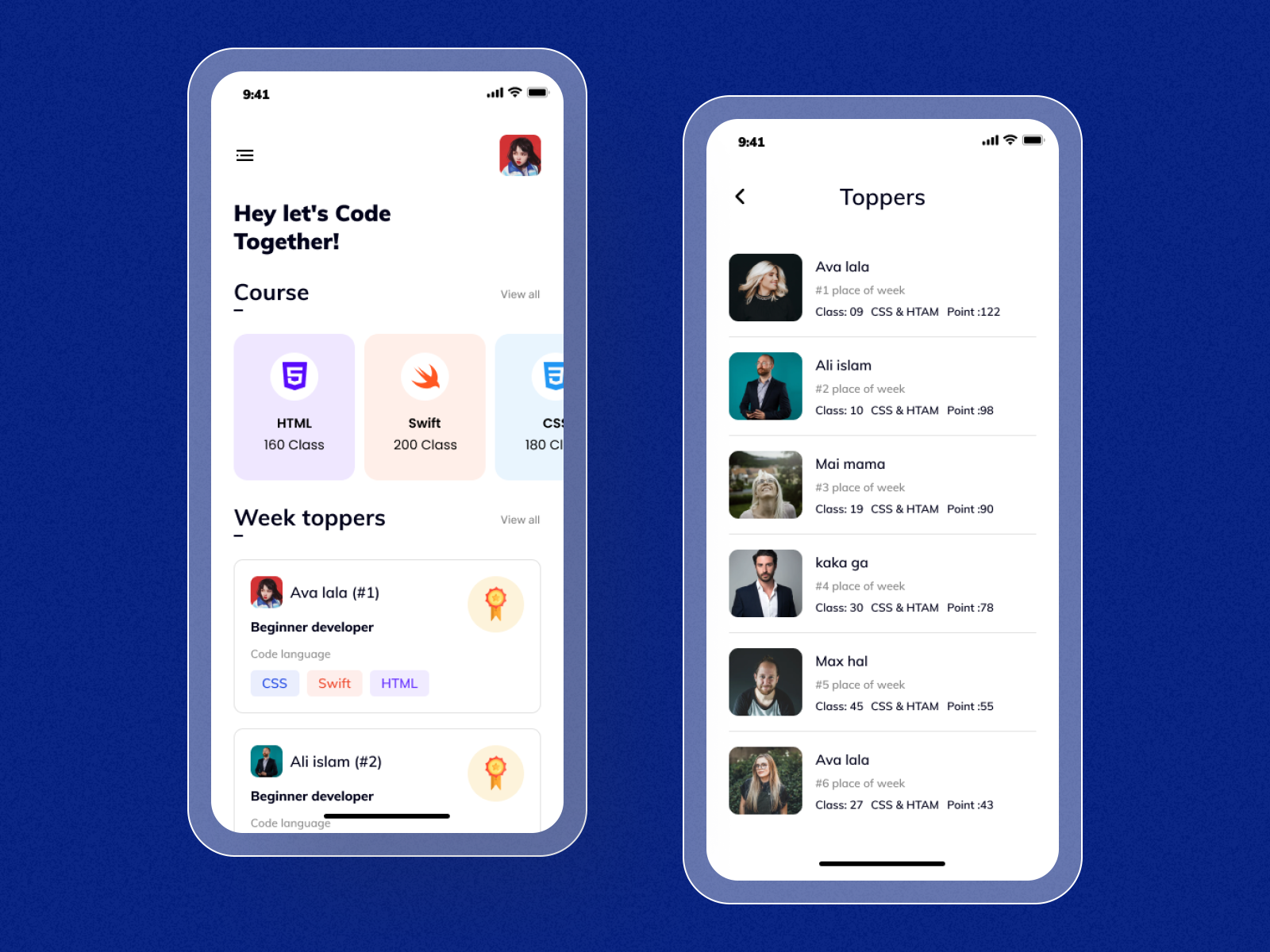 Course App UI Design by Amirul islam for NovoStack on Dribbble