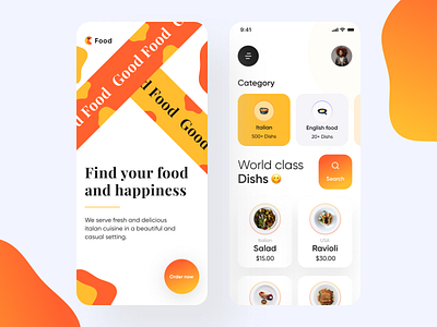 Food App UI Design