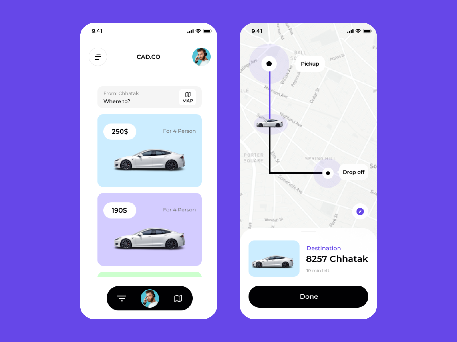 Cab Riding App Ui Design by Amirul islam on Dribbble