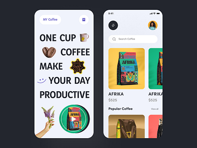 Coffee App Ui Design