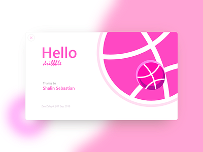 Hello Dribbble