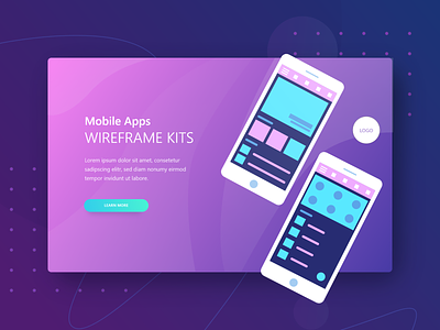 Ui Kit App Landing Page Theplate Mockup  1 Mobile Appsw