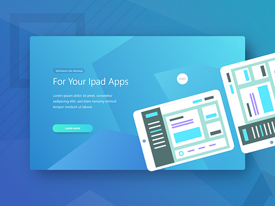 Ui Kit App Landing Page Theplate Mockup   1 For Your Ipad