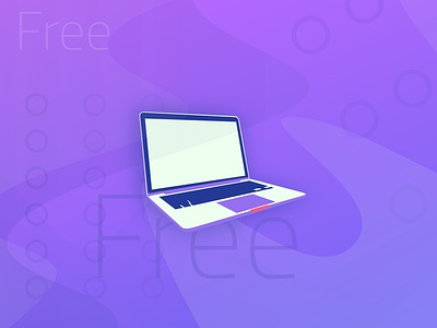 Freebie | Macbook Mockup apple flat design fluid free freebie gradient gradients macbook mockup modern purple ui vector website zalepik