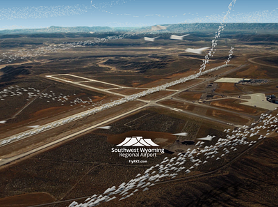 South West Wyoming Regional Airport Video 3d 3d design after effects cinema 4d design motion graphics redshift3d spacelaser vfx