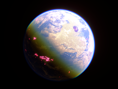 Alien Worlds - Super-Earth